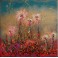 Felix Albus "Lava flowers" Acrylic on canvas, 50cm X 50cm, 2018
