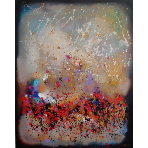 Felix Albus "Ode to Joy" Acrylic on canvas, 100cm X 80cm, 2018