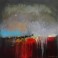 Felix Albus  "The lost city"  40cm X 40cm, Acrylic on canvas, 2019
