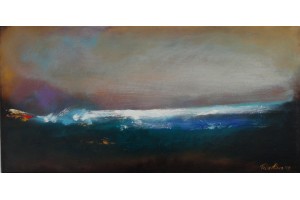 Felix Albus  "Don't break the silence"  60cm X 30cm, Acrylic on canvas, 2019