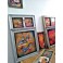 Felix Albus " Look...and let yourself go" (125cm X 77cm X 8cm) Acrylic on old wood window frame, 2020