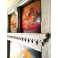 Felix Albus " Look...and let yourself go" (125cm X 77cm X 8cm) Acrylic on old wood window frame, 2020