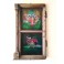 Felix Albus ""The expansion of life (67cm X 37cm X 3cm) Acrylic on old wood window frame, 2020