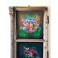 Felix Albus ""The expansion of life (67cm X 37cm X 3cm) Acrylic on old wood window frame, 2020