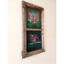 Felix Albus ""The expansion of life (67cm X 37cm X 3cm) Acrylic on old wood window frame, 2020
