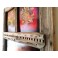 Felix Albus "Infinity allows me to explore you" Acrylic on old wood window frame, 2020