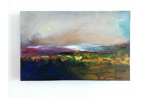 Felix Albus "I'm almost There" (43cm X 27cm X 4cm), Acrylic on plywood, 2021