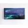 Felix Albus "Blue light sonata" (40cm X 21cm X 4cm), Acrylic on plywood, 2021