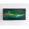 Felix Albus "Green Astra" (40cm X 20cm X 4cm), Acrylic on canvas, 2021