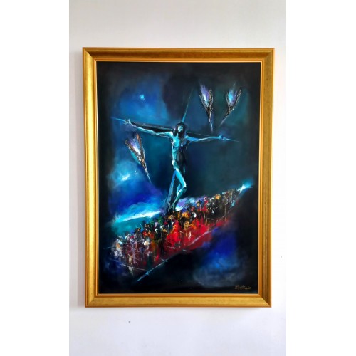 Felix Albus "Crucifixion 2" (100cm X 70cm) 2024