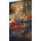 Felix Albus  "The traveler of light" (40cm X 40cm) Acrylic on canvas, 2025